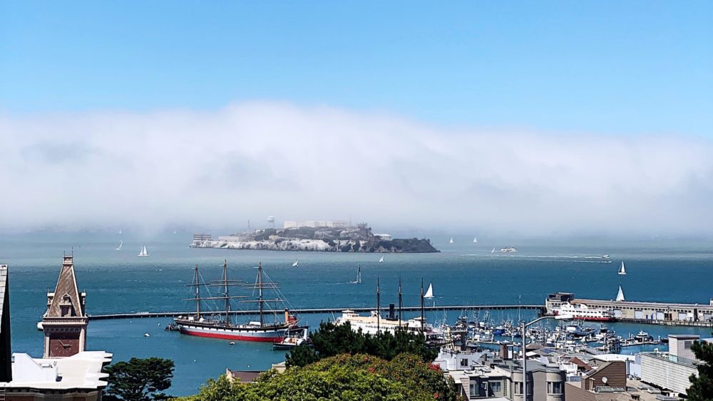 Alcatraz e la nebbia