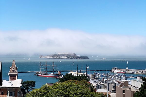 Alcatraz e la nebbia